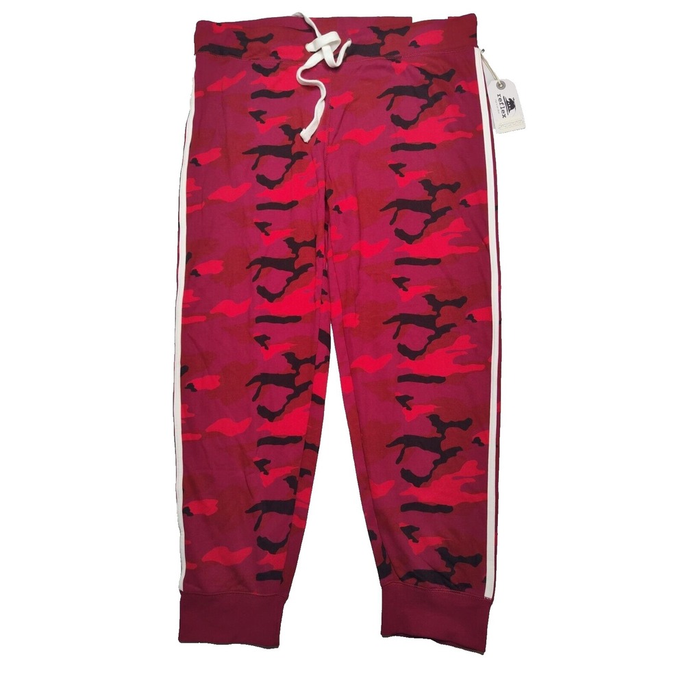 REFLEX Of California Women 3XL Red‎ Camo Pull-On Jogger Sweatpants NEW